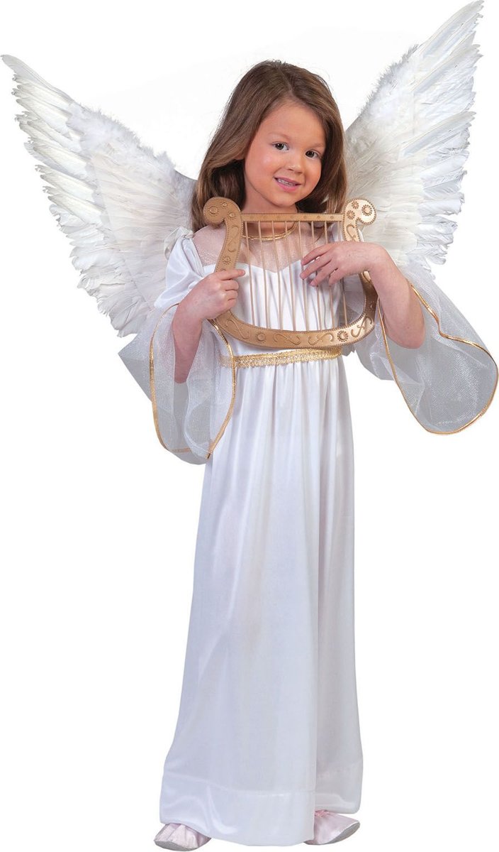 Engel Kostuum | Engel Uit De Hemel | Meisje | Maat 164 | Carnaval kostuum | Verkleedkleding
